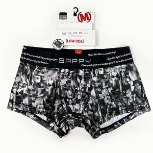 Ll ★ Spapy Low Rise Boxer Black x Grey Women's Transcpring Print