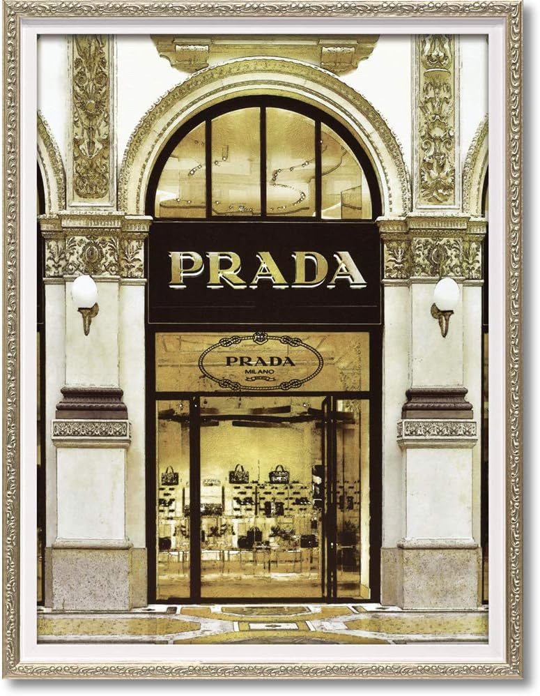 オマージュアート PRADA プラダ 額入り 額装付き 壁掛け 絵画 絵 アートポスター アートパネル インテリア Francfranc お洒落 新品, 美術品, 絵画, その他