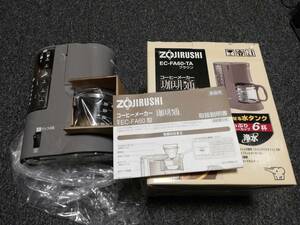 象印マホービン 珈琲通 コーヒーメーカー EC-FA60-TA　ZOJIRUSHI　コーヒーメーカー　1～6杯用　未使用品