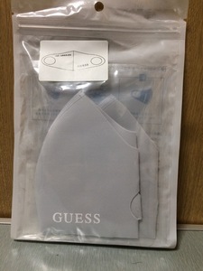 GUESS ゲス マスク 立体 2枚入 ML1A7730RT 洗えるマスク ウォッシャブル フェイス グレー ユニセックス