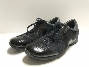 ■【YS-1】 アシックス asics ■ ペダラ pedala ウォーキング シューズ スニーカー ■ 23cm ブラック 黒系 【同梱可能商品】■D