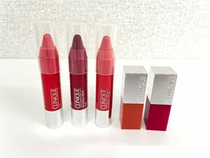 #[YS-1] Clinique lip color 5 point set summarize # tea pi- stick 02*07*13 Clinique pop 05*10 [ including in a package possibility commodity ]F