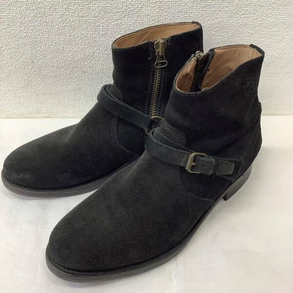 BUTTERO ブッテロ サイドジップ ブーツ スウェード size 40 BLACK 71800