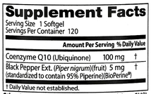 【 100mg 120ソフトジェル 】 【 約4か月分 】ドクターズベスト 高吸収 コエンザイムQ10 ： CoQ10 送料300円から_画像2