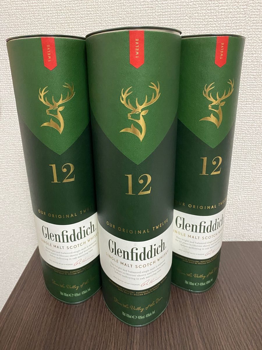 グレンフィディック 12年 700ml 3本 ウイスキー|PayPayフリマ