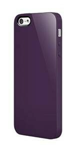 スマホケース カバー iPhoneSE(第一世代) 5 5s SwitchEasy パープル 紫 ポリカーボネート コネクタプロテクタ 保護フィルム表裏各1枚
