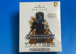 ★18年前2006年★アナキン&オビワン ライト＆サウンド機能付き!! ホールマーク オーナメント★Hallmark多種を出品中★