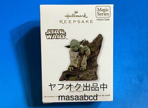 *13 year front 2011 year * Yoda to- King with function!! Star Wars hole Mark ornament *Hallmark many kind . exhibiting *