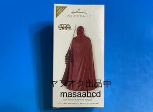 * limited amount 16 year front * Star Wars en propeller -z Royal Guard hole Mark ornament *Hallmark many kind . exhibiting *