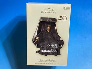 * last *18 year front 2006 year * Emperor Palpatine Star Wars hole Mark ornament *Hallmark many kind . exhibiting *