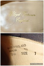 【美品】英国製 LloydFootwear/ロイドフットウェア サイドゴアブーツ UK7 25-25.5cm相応 ブラウン/cheaney クロケット_画像9