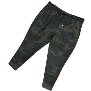 LEON掲載 定価3万　junhashimoto STRETCH TUCK RIB CAMO PANTS 2 ジュンハシモト　ストレッチタックリブカモフラパンツ akm wjk 1piu