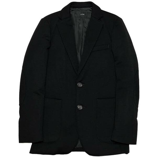 定価6.8万 AKM STRETCH WOOL JERSEY HUNTING JKT Mサイズ 黒 ウールジャージハンティングジャケット ジュンハシモト wjk 1piu