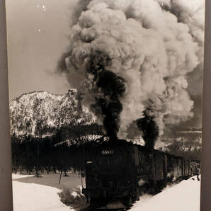 国鉄 宗谷本線 ９６型機関車 59691 木製パネル写真の画像1
