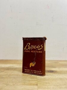 アメリカ ヴィンテージ タバコ缶 50’s 雑貨 インテリア 収納 店舗備品 アメリカン雑貨 BRIGGS【9363】