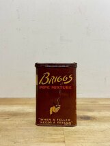 アメリカ ヴィンテージ タバコ缶 50’s 雑貨 インテリア 収納 店舗備品 アメリカン雑貨 BRIGGS【9363】_画像3