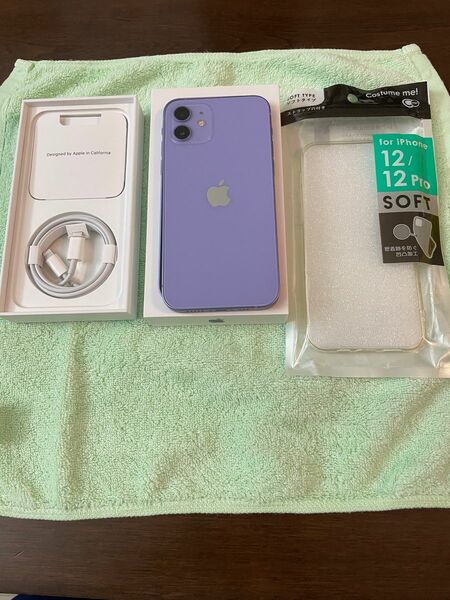 iPhone 12 64 GB パープル　美品