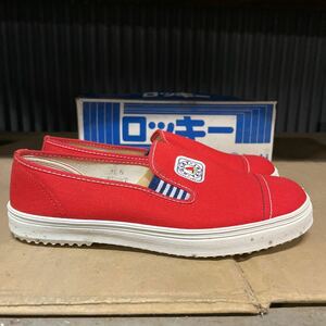  Asahi обувь Rocky F230 красный 21.5 ребенок обувь Showa Retro 