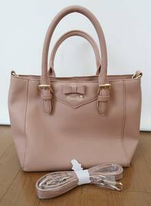 *Rubin Rosa ruby n Rosa 2Way bag light brown group unused *