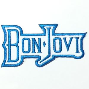 180 Bon Jovi ボン・ジョヴィ アイロン 刺繍 ワッペン アメリカ 伝説 バンド ジョン・ボン・ジョヴィ 音楽 ハードロック アイロンワッペン