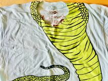 激レア Rvca x The Cobra Snake t-shirt ロサンゼルス LA ルカ ルーカ コブラスネーク Tシャツ M 青 ブルー 新品 デッドストック 限定品_画像2