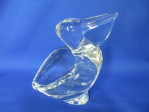インテリア　クリスタルガラス　ペリカン型　小物入れ　１ヶ（中古品）_画像4