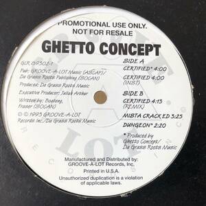 カナダアングラ GHETTO CONCEPT DEIFITREC CERTIFIED 12” アングラ