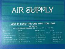 AIR SUPPLY DELUXE PACKAGE 2枚組LP デジタルマスタリング盤_画像2
