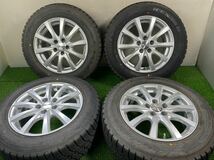 美品 社外品 15インチ　6.5J 5穴/100 +40 GOODYEAR ICE NAVI6 195/65R15 91Q 2019年　4本　プリウス カローラツーリング 平座_画像1