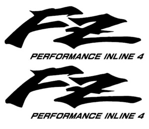 ②FZ カッティングステッカー＠FZ400アッパーカウルデカール