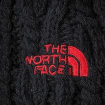 MT-S007【美品】ノースフェイス THE NORTH FACE ニット 切替 フルジップ フリース ジャケット ブラック L メンズ_画像7