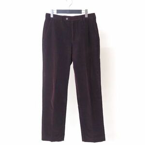 M3-ZI049[ beautiful goods ] Prada PRADA black tag corduroy pants Brown 48 men's 