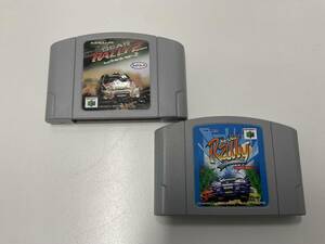 (管21276A)【N64ソフト】トップギア・ラリー2 Top Gear Rally2 (おまけ：TopGearRally) Nintendo64 KEMCO ソフトのみ 起動確認 現状品