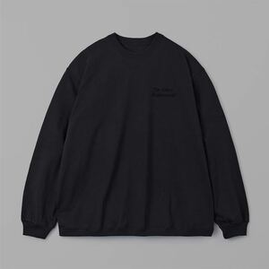 Lサイズ ennoy Long sleeve hem rib tee Tシャツ　ブラック 黒ロンT エンノイ スタイリスト私物