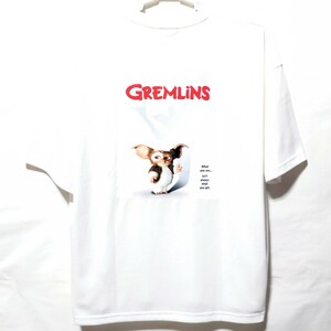 特価/未使用【サイズ=L】GREMLiNS/グレムリン/メンズ/半袖/Tシャツ/ビッグシルエット/胸囲=96~104cm/white