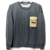 特価/未使用【サイズ=LL(XL)】RAGGED MOUNTAIN/メンズ/裏毛/スウェット/トレーナー/胸囲=104～112cm/杢charcoal②_画像1