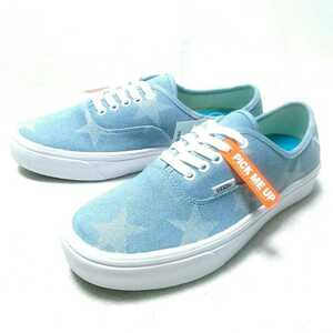 特価/未使用【サイズ=27.0cm/US9】VANS/V44CNV STAR/AUTHENTIC/バンズ/オーセンテック/スニーカー/sax.blue×star