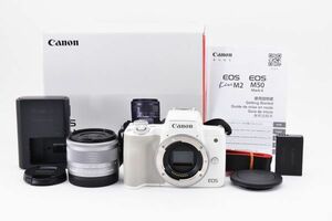 #f57★美品★ Canon キャノン EOS Kiss M2 EF-M 15-45mm