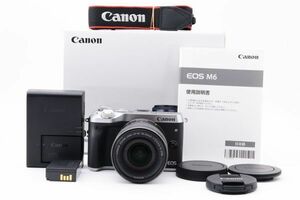 #f130★極上美品★ Canon キャノン EOS M6 18-55mm 数回使用のみ