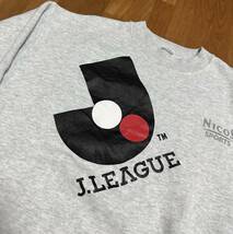 deadstock！90's USA製 J.LEAGUE Fruit of the loom スウェットシャツ NICOS Nippon Shinpan 企業 古着_画像2