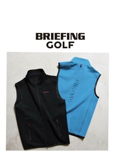 新品正規Мサイズ　ブリーフィング ゴルフ　BRIEFING GOLF 3D ロゴ ベスト 3D LOGO VEST カラー/ブルー 