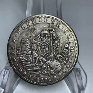 WX1039流浪幣 ルンペン 天眼 鷹紋 外国硬貨 貿易銀 海外古銭 コレクションコイン 貨幣 重さ約21g