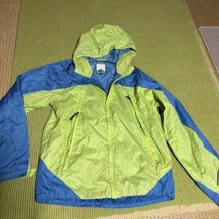 ナイロンパーカー　登山用　メンズL 黄緑