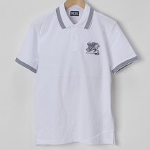 M/新品 DIESEL ディーゼル ロゴ ポロシャツ T-SMITH-D1 メンズ レディース ブランド ベネチア ホワイト_画像2