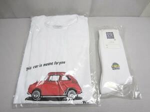  unused * Subaru 360 T-shirt & socks * LA size ( T-shirt )* 24~26 size ( socks ) * free shipping 