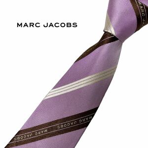 MARC JACOBS ネクタイ ロゴマーク レジメンタル 柄 ストライプ柄 マーク ジェイコブス USED 中古 m239