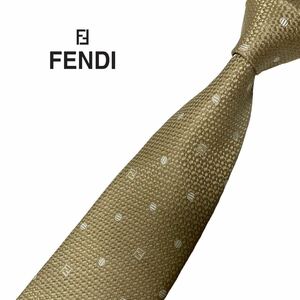 FENDI ネクタイ ズッカ柄 ロゴマーク フェンディ USED 中古 m228