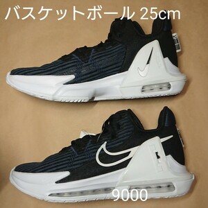 バスケットボールシューズ 25cm ナイキ NIKE レブロン ウィットネス VI EP 9000