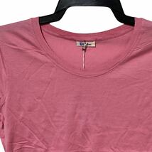 ha205 未使用 Schiesser シーサー メンズ 半袖 Tシャツ サイズ 36 ピンク 無地 木綿100％ タグ付き_画像2