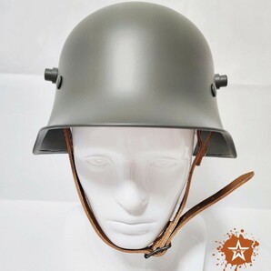【Yes.Sir shop】 WW2 第二次世界大戦 ドイツ軍 M16 ヘルメット スチール製　グリーン　新品未使用